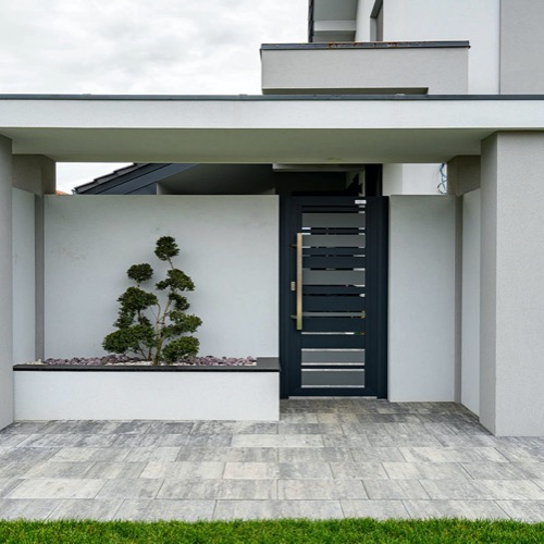 Gard aluminiu - RAL 7016/7005