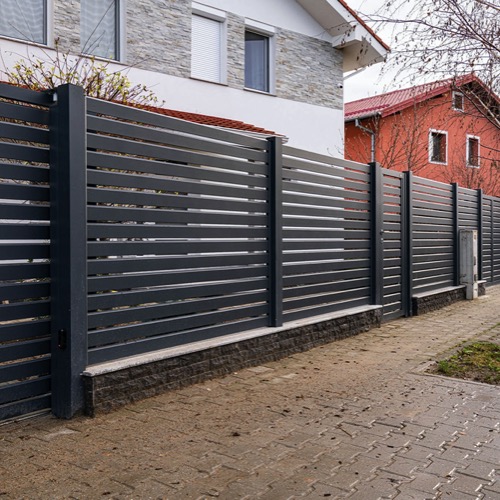 Gard aluminiu - RAL 7016