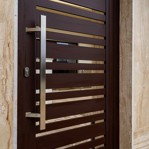 Gard aluminiu - RAL 8019