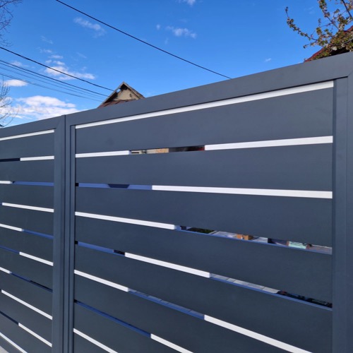Gard aluminiu - RAL 7016/9006