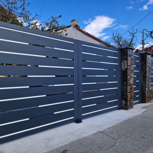 Gard aluminiu - RAL 7016/9006