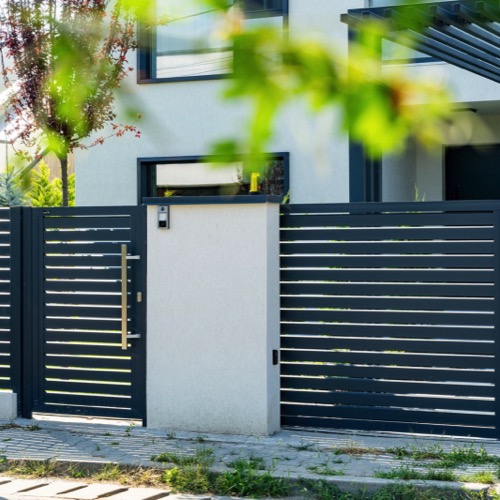 Gard aluminiu - RAL 7016