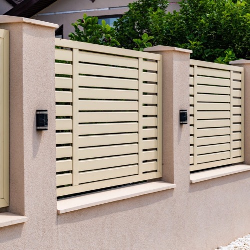Gard aluminiu - RAL 1015