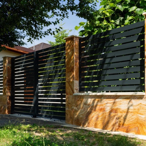 Gard aluminiu - RAL 7016