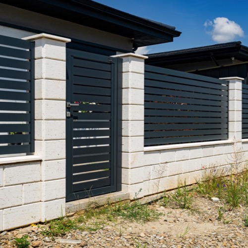 Gard aluminiu - RAL 7016