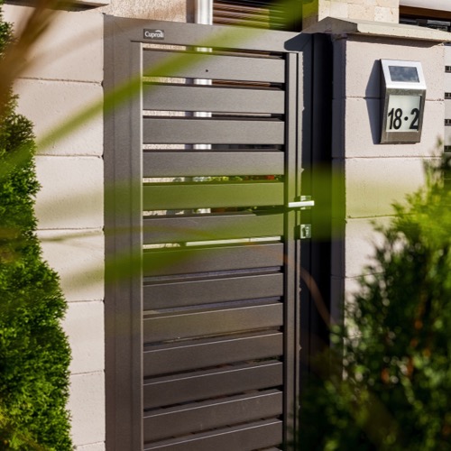 Gard aluminiu - RAL 8019
