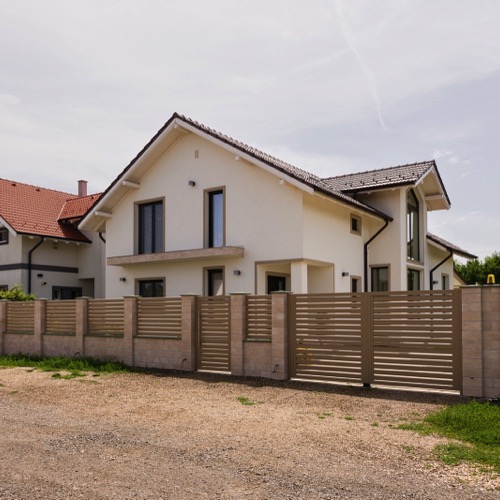 Gard aluminiu - RAL 1019