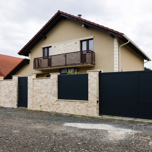 Gard aluminiu - RAL 7016