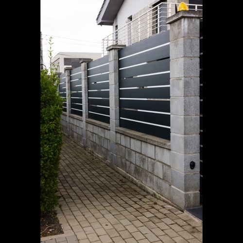 Gard aluminiu - RAL 7016/9016